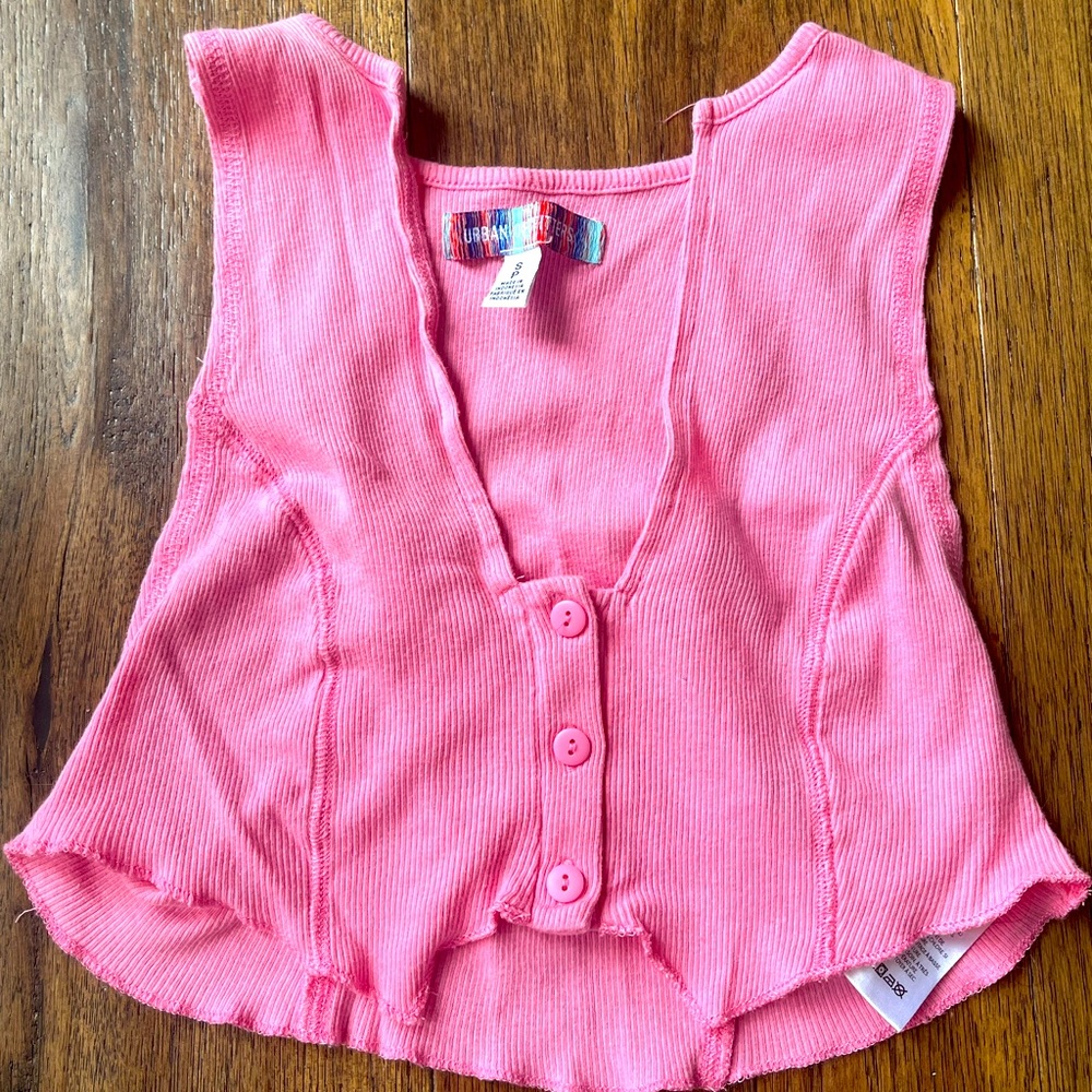 Urban outfitters button up tank, never worn!